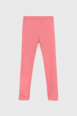 Zdjęcie produktu GAP legginsy dziecięce kolor różowy gładkie Gap