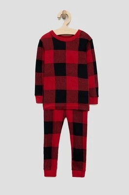Zdjęcie produktu GAP piżama bawełniana dziecięca kolor czerwony wzorzysta Gap