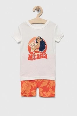 Zdjęcie produktu GAP piżama bawełniana dziecięca x Disney kolor biały wzorzysta Gap