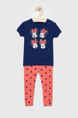 Zdjęcie produktu GAP piżama bawełniana dziecięca x Disney kolor granatowy wzorzysta Gap