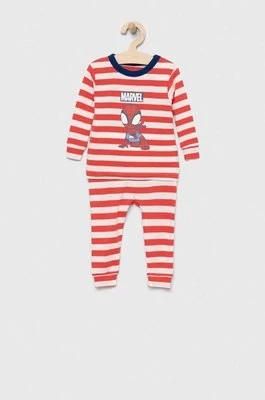 Zdjęcie produktu GAP piżama bawełniana dziecięca X Marvel kolor czerwony wzorzysta Gap