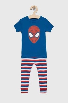 Zdjęcie produktu GAP piżama bawełniana dziecięca x Marvel kolor niebieski wzorzysta Gap