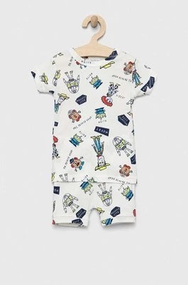 Zdjęcie produktu GAP piżama bawełniana dziecięca x Pixar kolor biały wzorzysta Gap