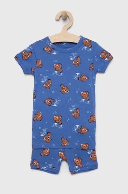 Zdjęcie produktu GAP piżama bawełniana dziecięca x Pixar kolor niebieski wzorzysta Gap