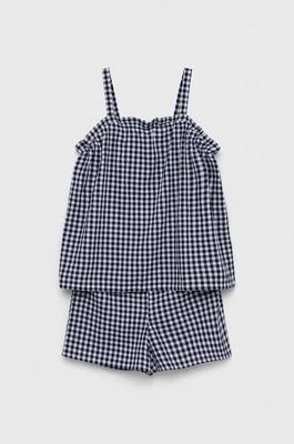 Zdjęcie produktu GAP piżama dziecięca kolor czarny wzorzysta Gap