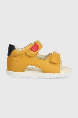 Zdjęcie produktu Geox sandały skórzane dziecięce SANDAL MACCHIA kolor żółty