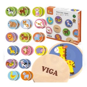 Zdjęcie produktu Gra memory zwierzątka, Viga