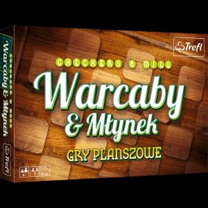 Zdjęcie produktu Gra planszowa Warcaby i Młynek