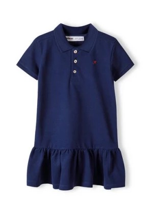 Zdjęcie produktu Granatowa sukienka polo z krókim rękawem dla niemowlaka Minoti