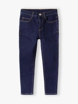 Zdjęcie produktu Granatowe jeansowe spodnie slim dla chłopca Lincoln & Sharks by 5.10.15.