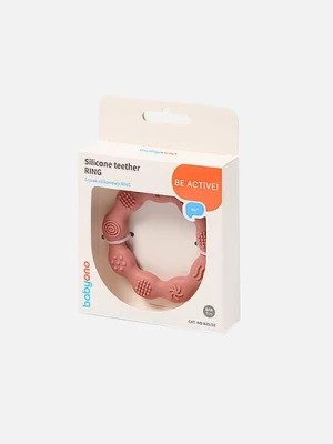 Zdjęcie produktu Gryzak silikonowy Ring - różowy BABYONO