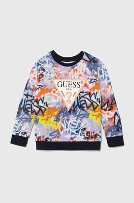Zdjęcie produktu Guess bluza bawełniana dziecięca wzorzysta
