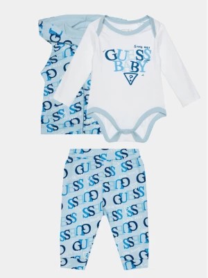 Zdjęcie produktu Guess Komplet body, spodnie i kamizelka H4RW08 KA6W0 Niebieski Regular Fit