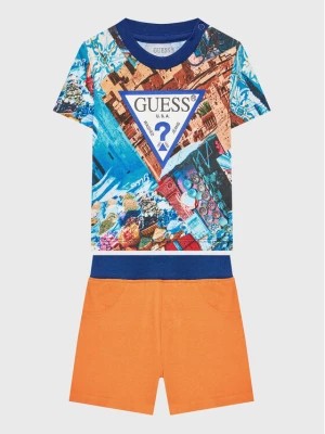 Zdjęcie produktu Guess Komplet t-shirt i szorty sportowe I3GG00 K8HM3 Kolorowy Regular Fit
