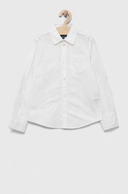 Zdjęcie produktu Guess koszula bawełniana dziecięca kolor biały