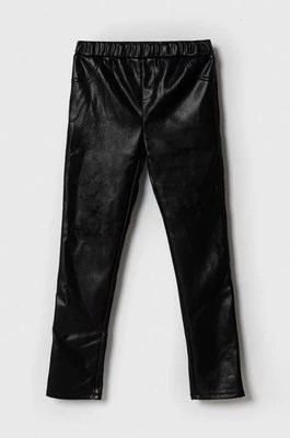 Zdjęcie produktu Guess legginsy dziecięce kolor czarny gładkie