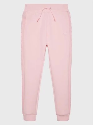 Zdjęcie produktu Guess Spodnie dresowe J2YQ24 FL03S Różowy Relaxed Fit