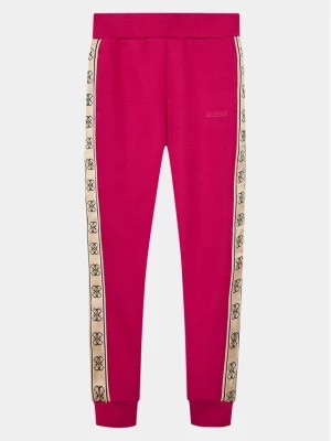 Zdjęcie produktu Guess Spodnie dresowe J2YQ27 KB3P2 Różowy Regular Fit