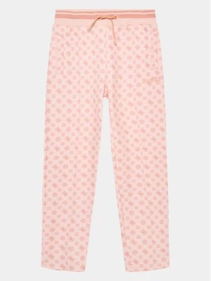 Zdjęcie produktu Guess Spodnie dresowe J3YQ16 KB212 Różowy Regular Fit