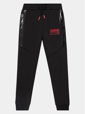 Zdjęcie produktu Guess Spodnie dresowe L4RQ13 KBO62 Czarny Regular Fit