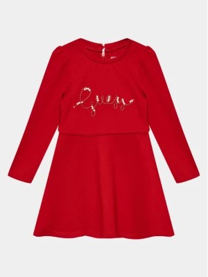 Zdjęcie produktu Guess Sukienka codzienna K3BK10 KAUH0 Czerwony Regular Fit