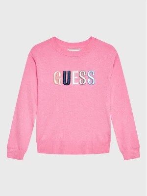 Zdjęcie produktu Guess Sweter K3GR00 Z36I0 Różowy Regular Fit