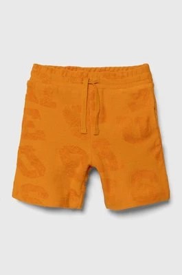 Zdjęcie produktu Guess szorty bawełniane dziecięce kolor pomarańczowy regulowana talia