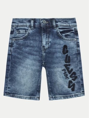 Zdjęcie produktu Guess Szorty jeansowe L4GD18 D4GV0 Granatowy Regular Fit
