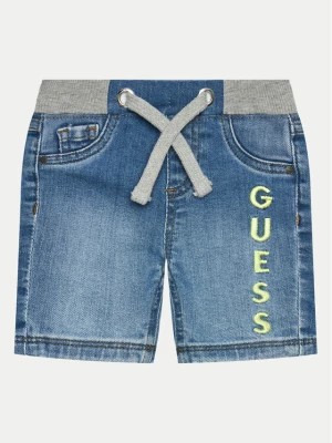 Zdjęcie produktu Guess Szorty jeansowe N4GD15 D4GV0 Niebieski Regular Fit