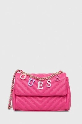 Zdjęcie produktu Guess torebka Girl kolor różowy