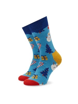 Zdjęcie produktu Happy Socks Skarpety Wysokie Dziecięce KBIO01-6300 Niebieski