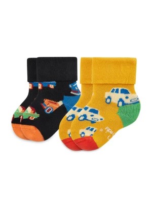 Zdjęcie produktu Happy Socks Zestaw 2 par wysokich skarpet dziecięcych KCAR45-9300 Kolorowy