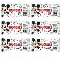 Zdjęcie produktu Huggies Chusteczki nawilżane Baby Wipes Mickey Mouse zestaw 6 x 56 szt.