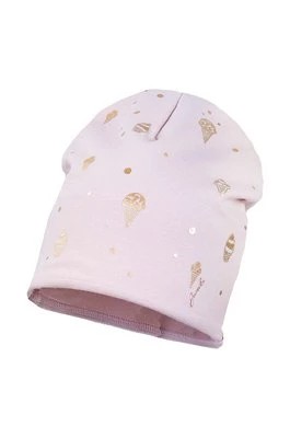 Zdjęcie produktu Jamiks czapka dziecięca HOSHI kolor różowy z cienkiej dzianiny