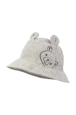 Zdjęcie produktu Jamiks kapelusz bawełniany dziecięcy VISERYS kolor szary bawełniany