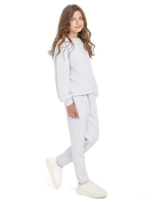 Zdjęcie produktu Jasmoszary komplet dresowy dziewczęcy- bluza i spodnie Minoti