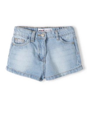 Zdjęcie produktu Jasnoniebieskie szorty jeansowe dla dziewczynki Minoti