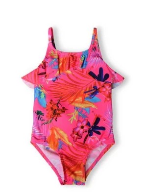 Zdjęcie produktu Jednoczęściowy kostium kąpielowy dla dziewczynki w kwiaty Minoti