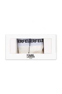 Zdjęcie produktu Karl Lagerfeld figi dziecięce 2-pack kolor biały