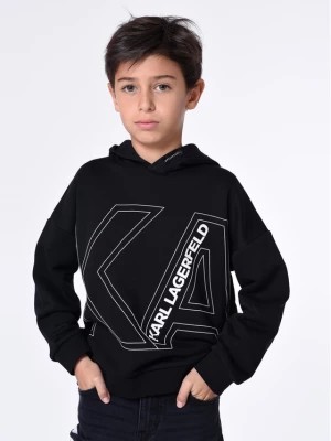 Zdjęcie produktu Karl Lagerfeld Kids Bluza Z25431 S Czarny Regular Fit