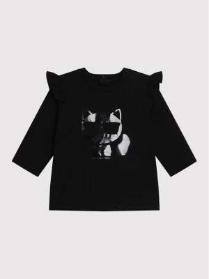 Zdjęcie produktu Karl Lagerfeld Kids Komplet bluzka i legginsy Z98113 S Czarny Regular Fit