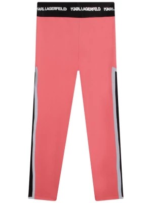 Zdjęcie produktu Karl Lagerfeld Kids Legginsy Z14202 D Różowy Regular Fit