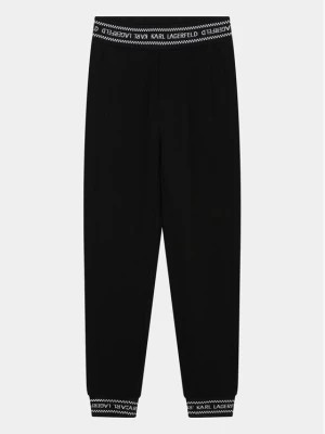 Zdjęcie produktu Karl Lagerfeld Kids Spodnie dresowe Z30031 D Czarny Regular Fit