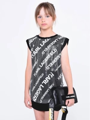 Zdjęcie produktu Karl Lagerfeld Kids Sukienka elegancka Z12242 S Czarny Regular Fit