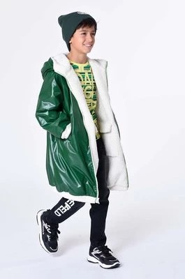 Zdjęcie produktu Karl Lagerfeld kurtka dwustronna dziecięca kolor zielony