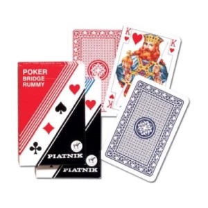 Zdjęcie produktu Karty pojedyncze "Poker-Brydż" Piatnik