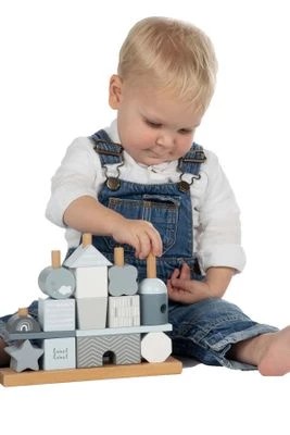 Zdjęcie produktu Klocki drewniane – Domek LABEL LABEL