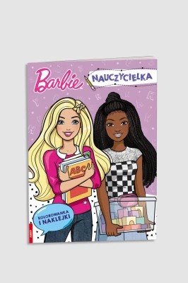 Zdjęcie produktu "Kolorowanka i naklejki. Barbie: Nauczycielka" książka z zadaniami AMEET