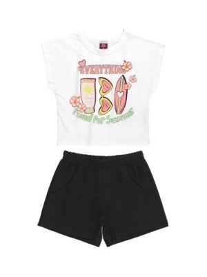 Zdjęcie produktu Komplet dla dziewczynki - t-shirt + szorty Bee Loop