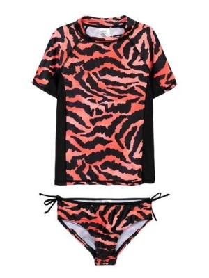 Zdjęcie produktu Komplet kąpielowy- koszulka i majtki z filtrem UV dla dziewczynki Minoti